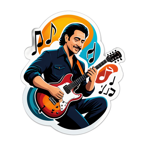 Diseño de Sticker de Silvio Rodríguez
