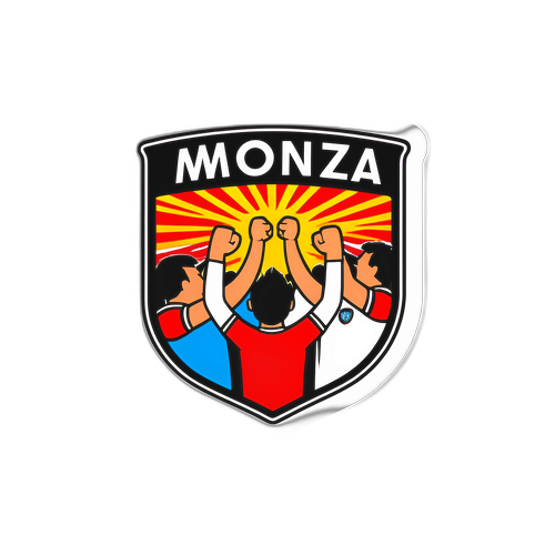 Sporty Klistermærke med Dramatiske Scener fra Monza vs. Inter