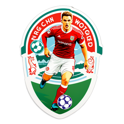 Stiker Nottingham Forest dengan Chris Wood