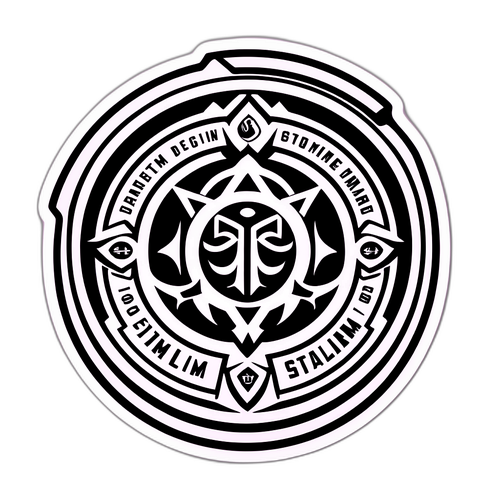 TSM風格徽章貼紙