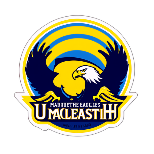 Marquette University Eagles Sticker