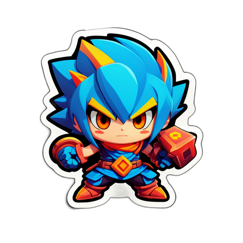 게임 캐릭터 스티커 넥슨 로고 아트 스타일