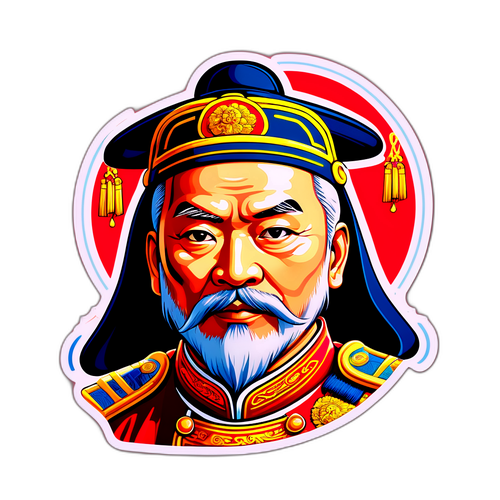 杨靖宇将军历史故事贴纸
