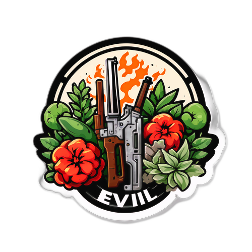 Adesivo Resident Evil: Atmosfera Intensa