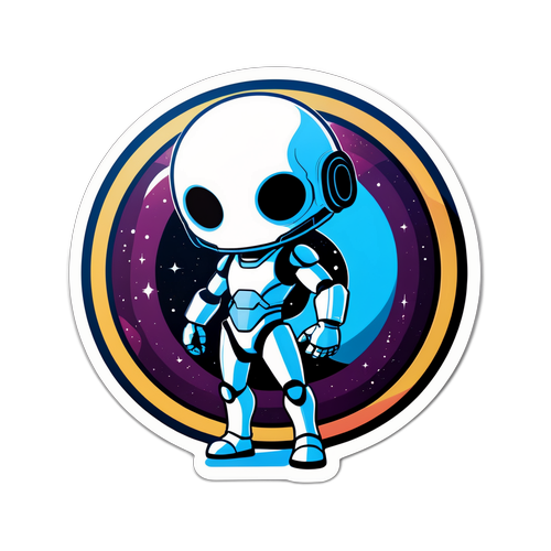 マックスをテーマにしたサイエンスフィクションキャラクターのステッカー