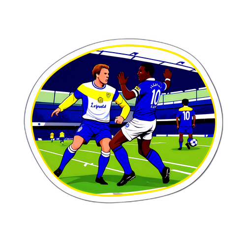 Fotbalový zápas Everton vs Leeds