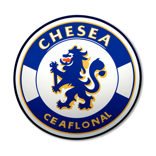 Chelsea Taraftarları İçin! Mavi ve Beyazla Hayallerinizi Süsleyen Efsanevi Sticker!