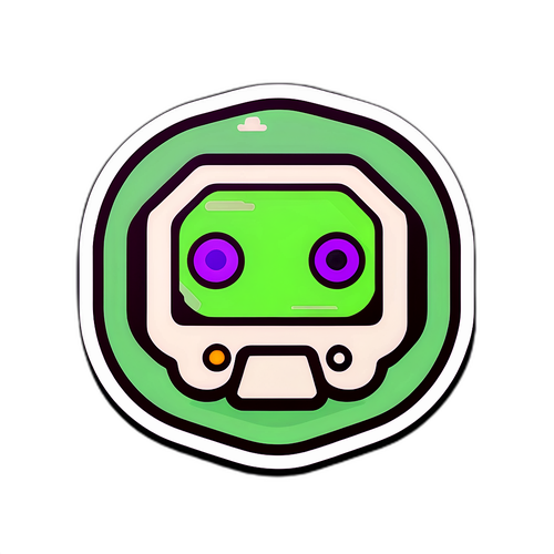 Sticker z ikoną Twitcha