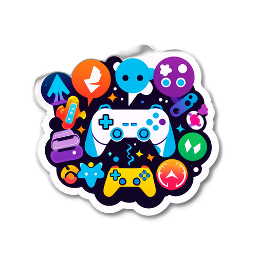 Autocollant amusant avec le logo Steam