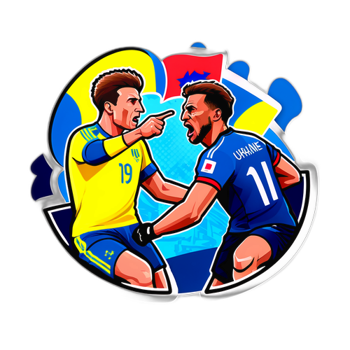 Ilustrație meci Franța vs Ucraina