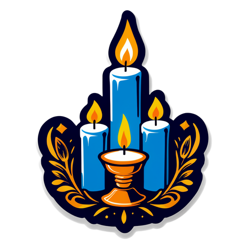 Candlelight Reflections: Îmbrățișează Spiritul Yom Kippur cu Eleganță și Sobrietate!