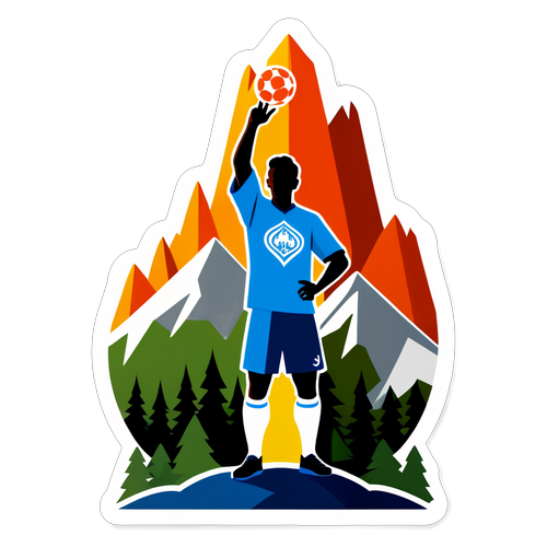 Erzurumspor Minimalist Sticker Tasarımı