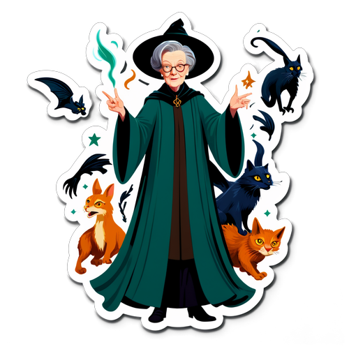 Kamangha-manghang Sihir ni Professor McGonagall: Lady Maggie Smith sa Pamamagitang ng Magic!