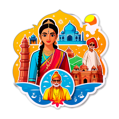 भारतीय संस्कृति का एकत्रित दृश्य