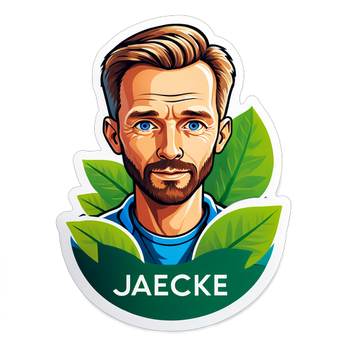 Hannes Jaenicke mit umweltfreundlichem Schild