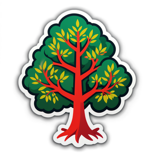 Nottingham Forest Unity Tree Sticker