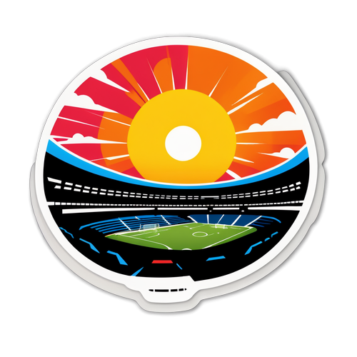 Desain Stiker Modern untuk Stadion Home Deportes Iquique