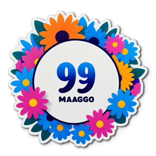 Adesivo Motivazionale '9 Maggio'