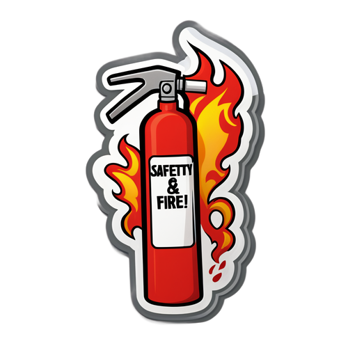 Fire Extinguisher Safety Sticker