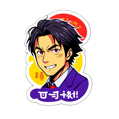 魅力的なタイポグラフィーステッカー