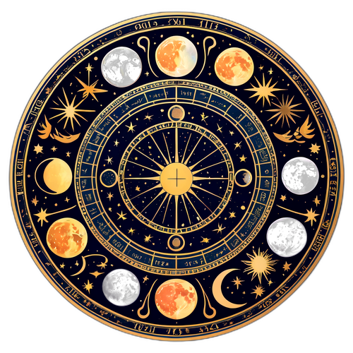 Nhãn dán lịch âm cổ điển với thiết kế tinh xảo