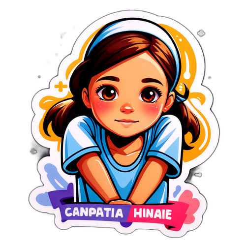 医院里的女孩：坚强与希望