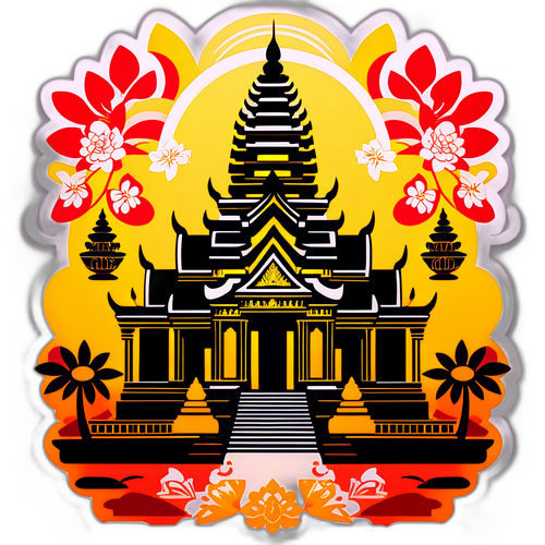 Disenyong Elegante ng Angkor Wat