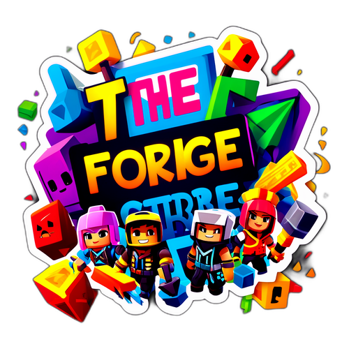 Stiker Permainan Roblox 'The Forge'