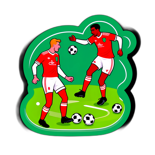 Picha ya Burudani ya Wachezaji wa Preston na Wrexham