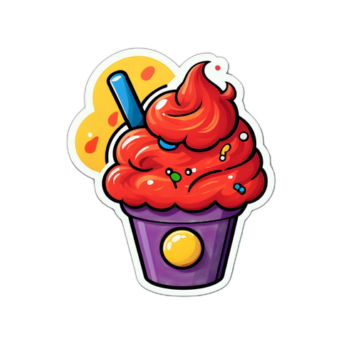 アイコニックアイテムを使用した楽しいポップデザイン