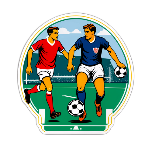 Vintage fotballkamp fra 1923