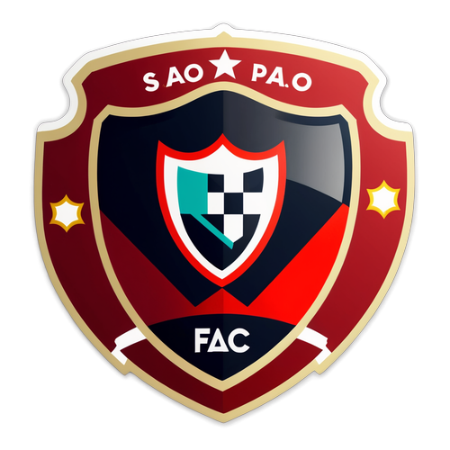 Ilustração do escudo do São Paulo FC