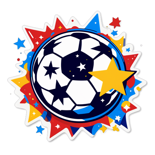 Logo pentru FCSB cu minge de fotbal