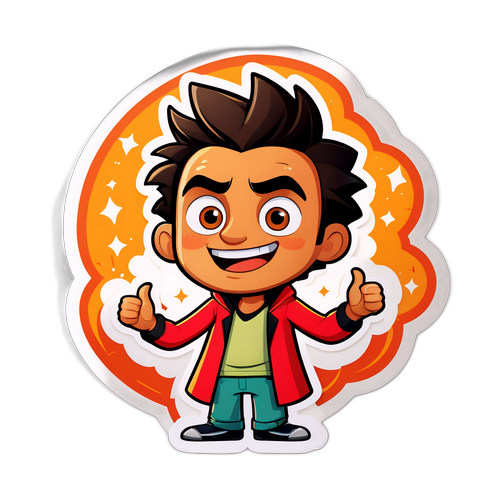 Adesivo do Guto Miguel