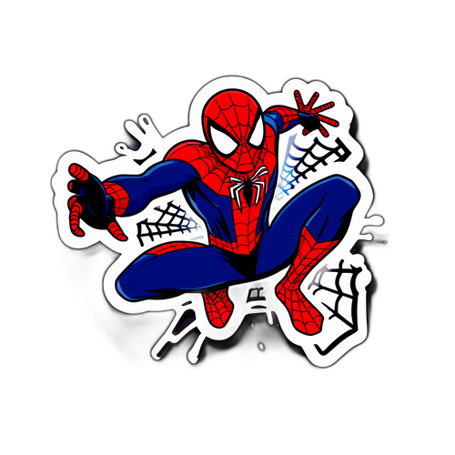 Spiderman Klistermärke