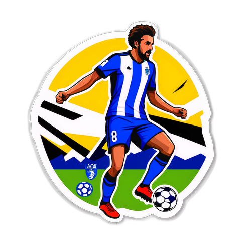 Aufkleber des Fußballspiels zwischen Alaves und Real Sociedad