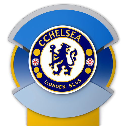 Minimalist Chelsea Logo Sticker - 'London Blues'