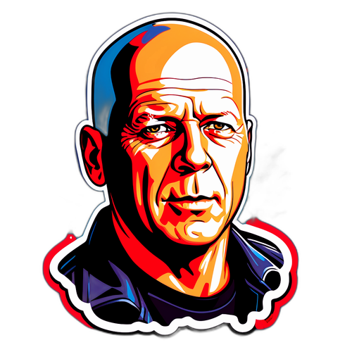 Rappresentazione artistica di Bruce Willis