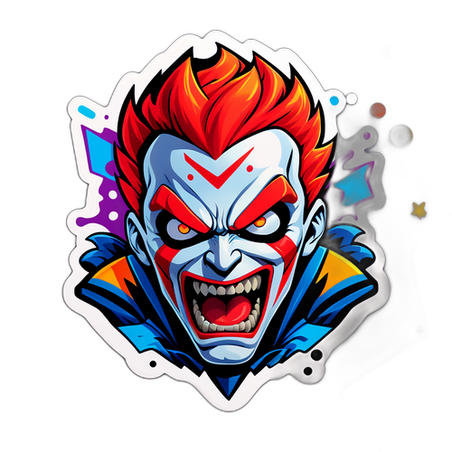 하이퍼 리얼리즘 스타일의 갑작스러운 공격 캐릭터 패턴 재구성