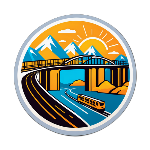 インフラの重要性を表現するステッカー