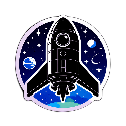 A NASA 3i Atlas űrhajó sziluettje a csillagok között