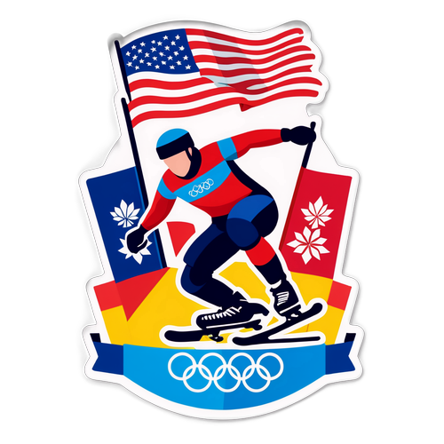 Olympische Winterspelen Sticker