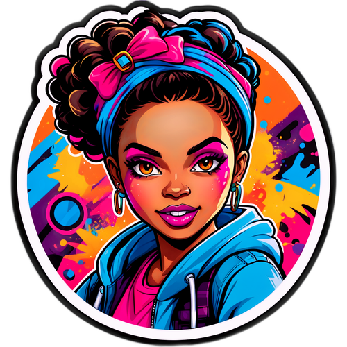 A interação vibrante de Deolane Bezerra em estilo grafite