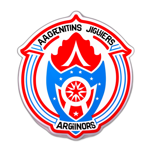 Adesivo em homenagem ao Argentinos Juniors