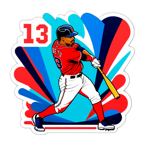 Mookie Betts Dynamic Action Sticker