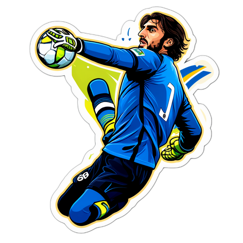 Stiker Mattia Perin dengan Penyelamatan Spektakuler