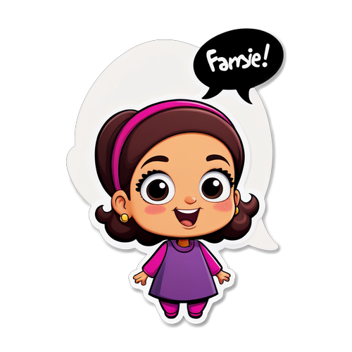 Sticker Lucu Farhat Abbas dengan Dialog 'Denise!' yang Bikin Ketawa!