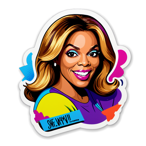 Wendy Williams Pop-Art Sticker