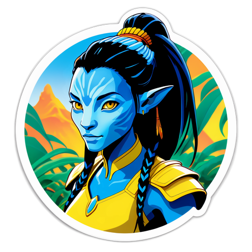 Pegatina Inspirada en Avatar