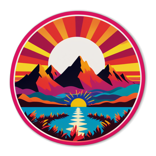 Upplev Magin: Way Out West 2024 Sticker som Fångar Festivalens Energi!